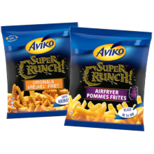 Aviko SuperCrunch, grip 'n dip, of wavey blends